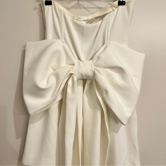 NWT Meshki Meredith Bow Mini Dress - Picture 6 of 9